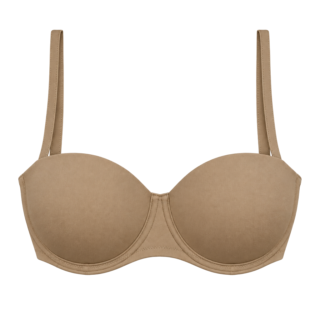 Pink Victoria's Secret Bra Size 34C Nude T-Shirt Underwire 1