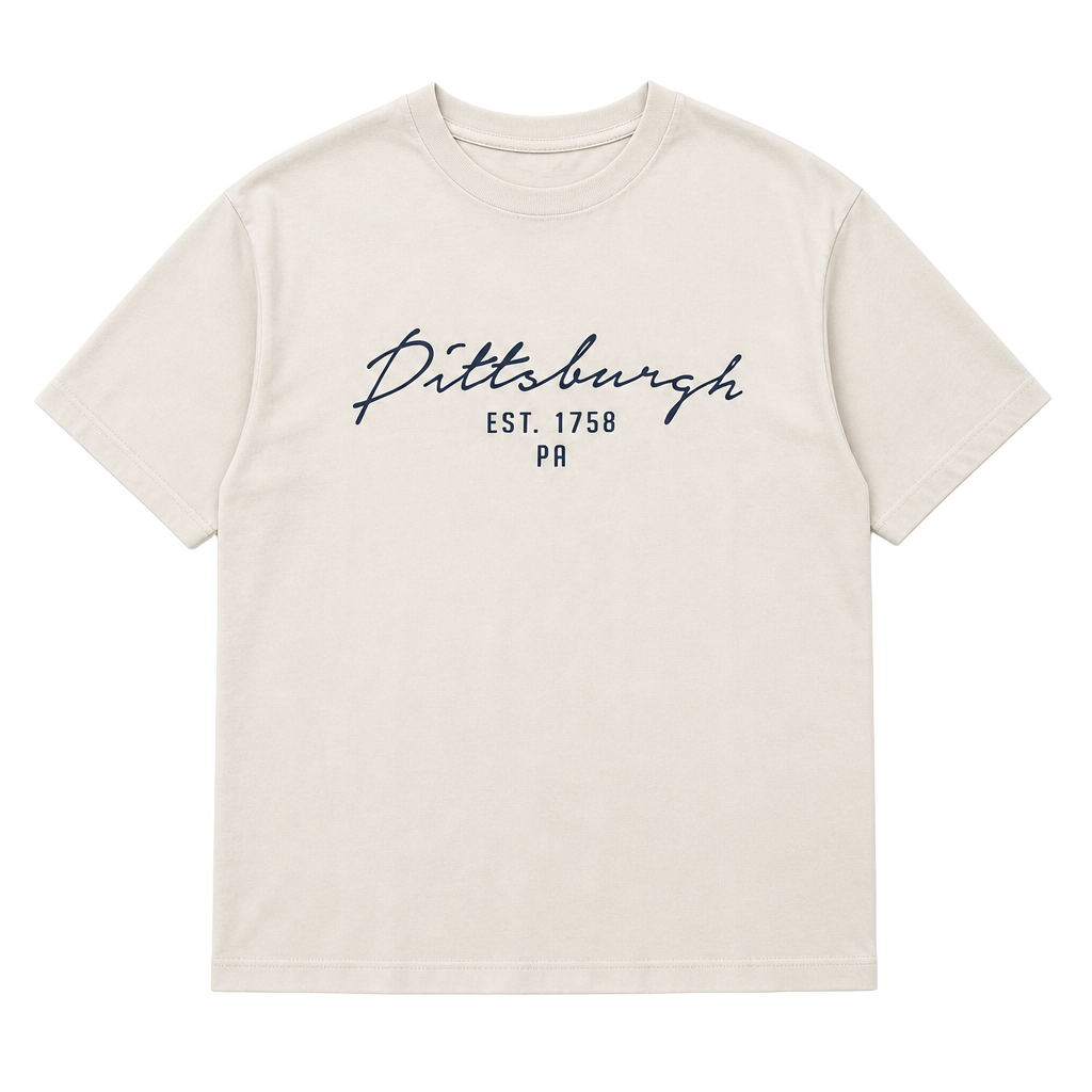 U.S. Vintage Pittsburgh Est. 1758 PA Graphic T-Shirt 2XL 1
