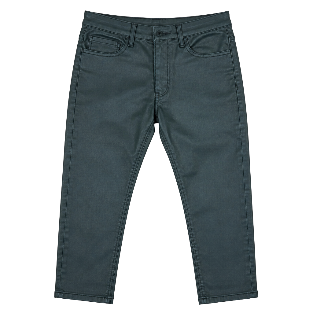 Edikted Luna Faux Leather Flare Pants Black Size S 1