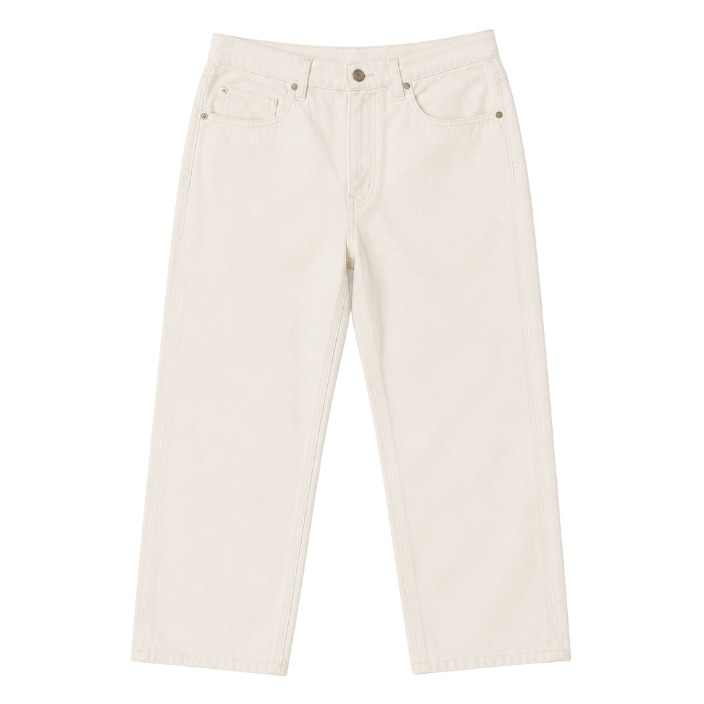 FRAME Low Slung Barrel White Denim Jeans Size 30 1