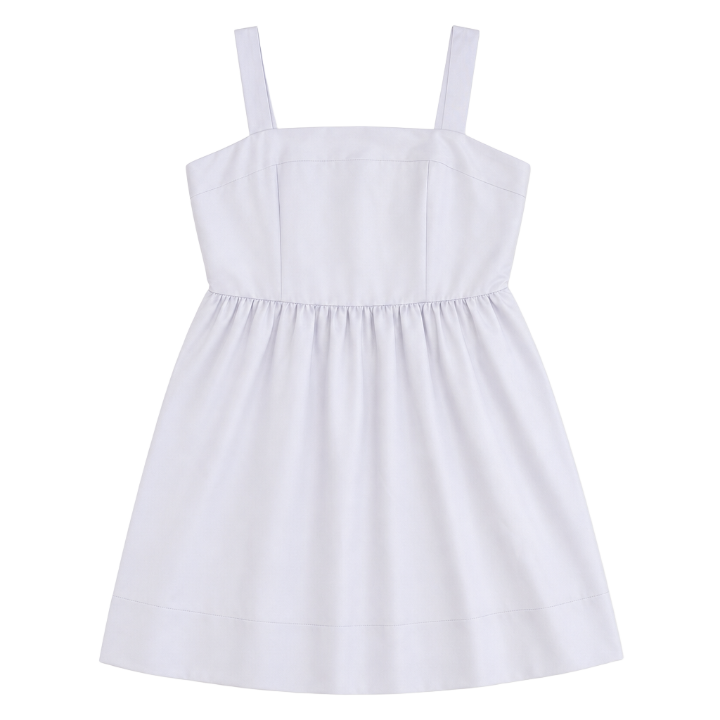 Indigo Rd. Lilac Poplin Smocked Back A-Line Mini Dress 1