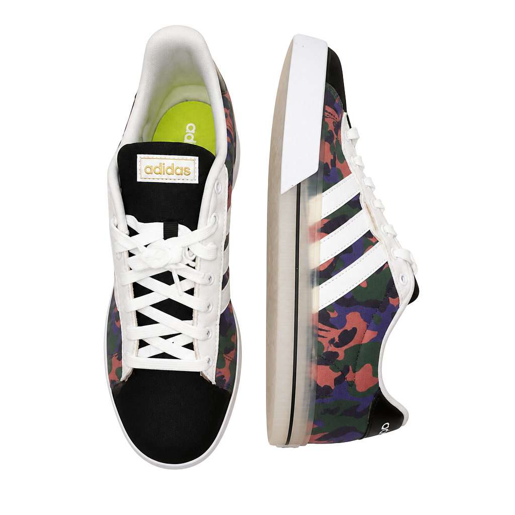 Adidas Daily 3.0 Camo Skateboard Sneakers GY2421 1