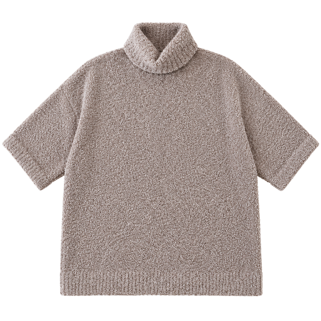 Ugg Turtleneck Sweater Size L Purple Fuzzy Fleece Cozy Pullover A805 1
