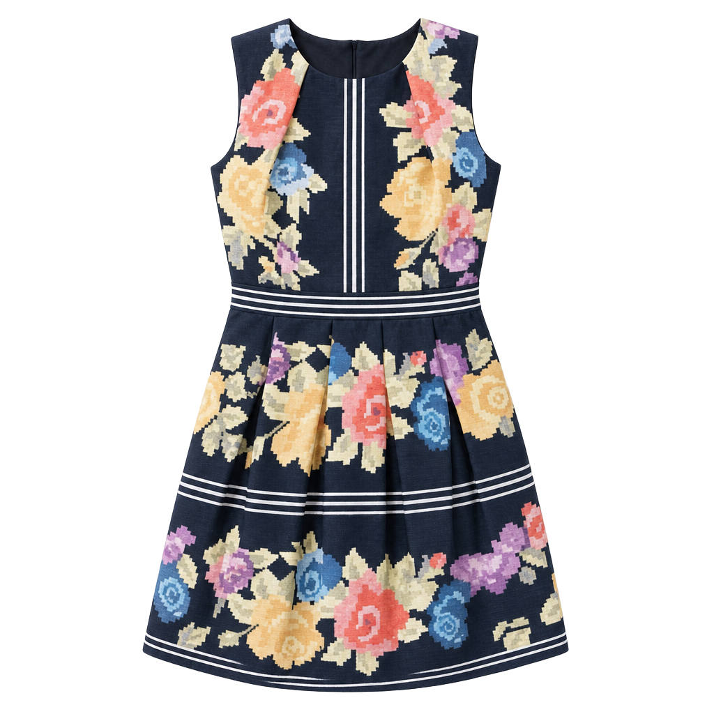 Payal Pratap Multicolor Women Sleeveless Dress Sz 2 A143 1