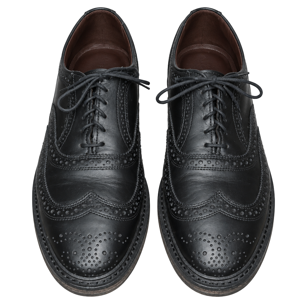 Allen Edmonds McTavish Wingtip Shoes Black Leather Mens 11 1