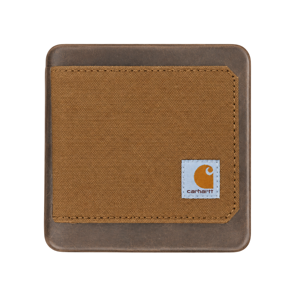 Carhartt Nylon Duck Bifold Wallet WW0235 Brown 1