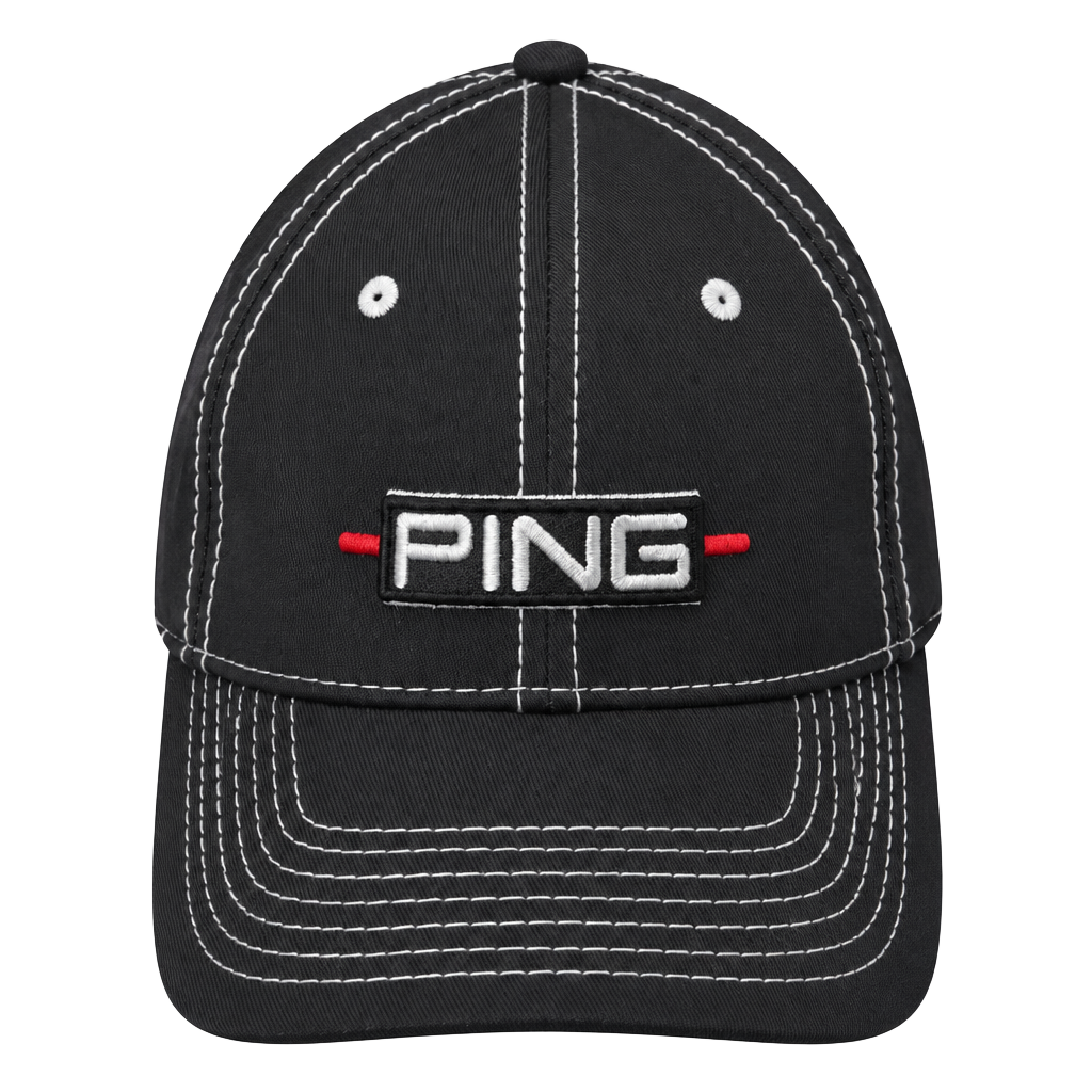 Ping Golf Hat Size S/M Navy Blue Flexfit Baseball Cap 1