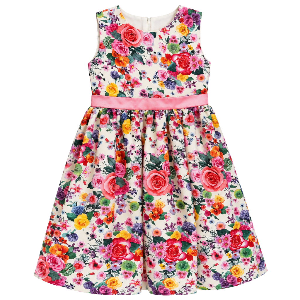 Bonnie Jean Girls Floral Dress 1
