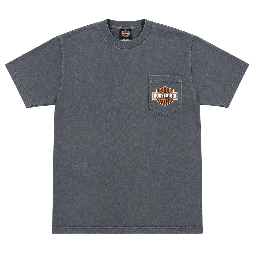 Harley Davidson Rapid City SD Pocket Tee 1