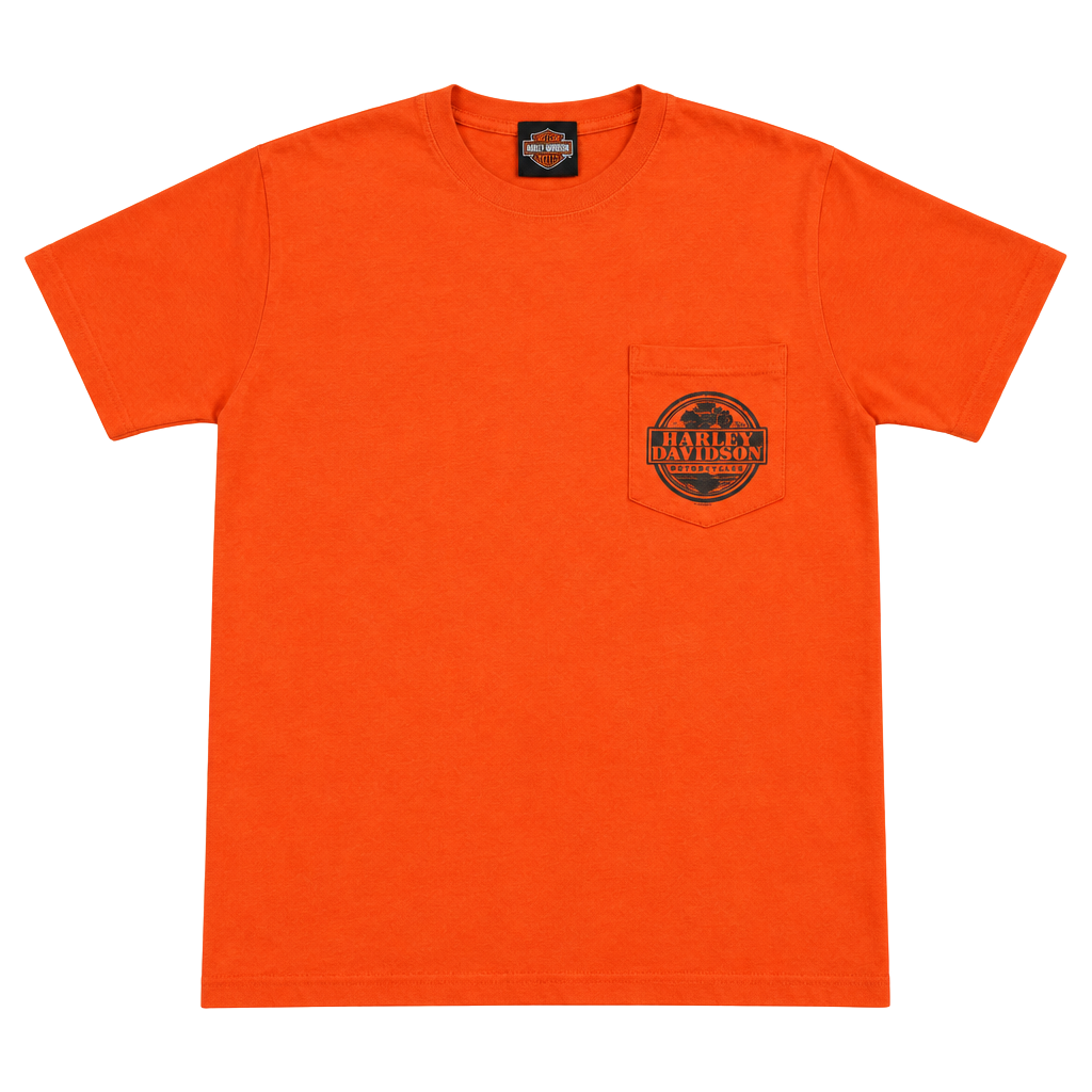 Harley-Davidson Deadwood SD Orange T-Shirt 1