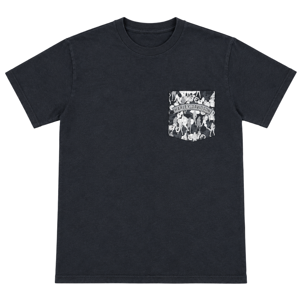Harley-Davidson Women Pocket T-Shirt 1