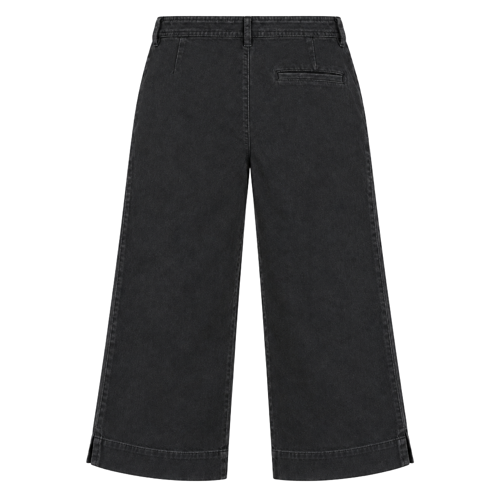 Lauren Ralph Lauren Crop Pants Size 12 Black Cotton Blend 1