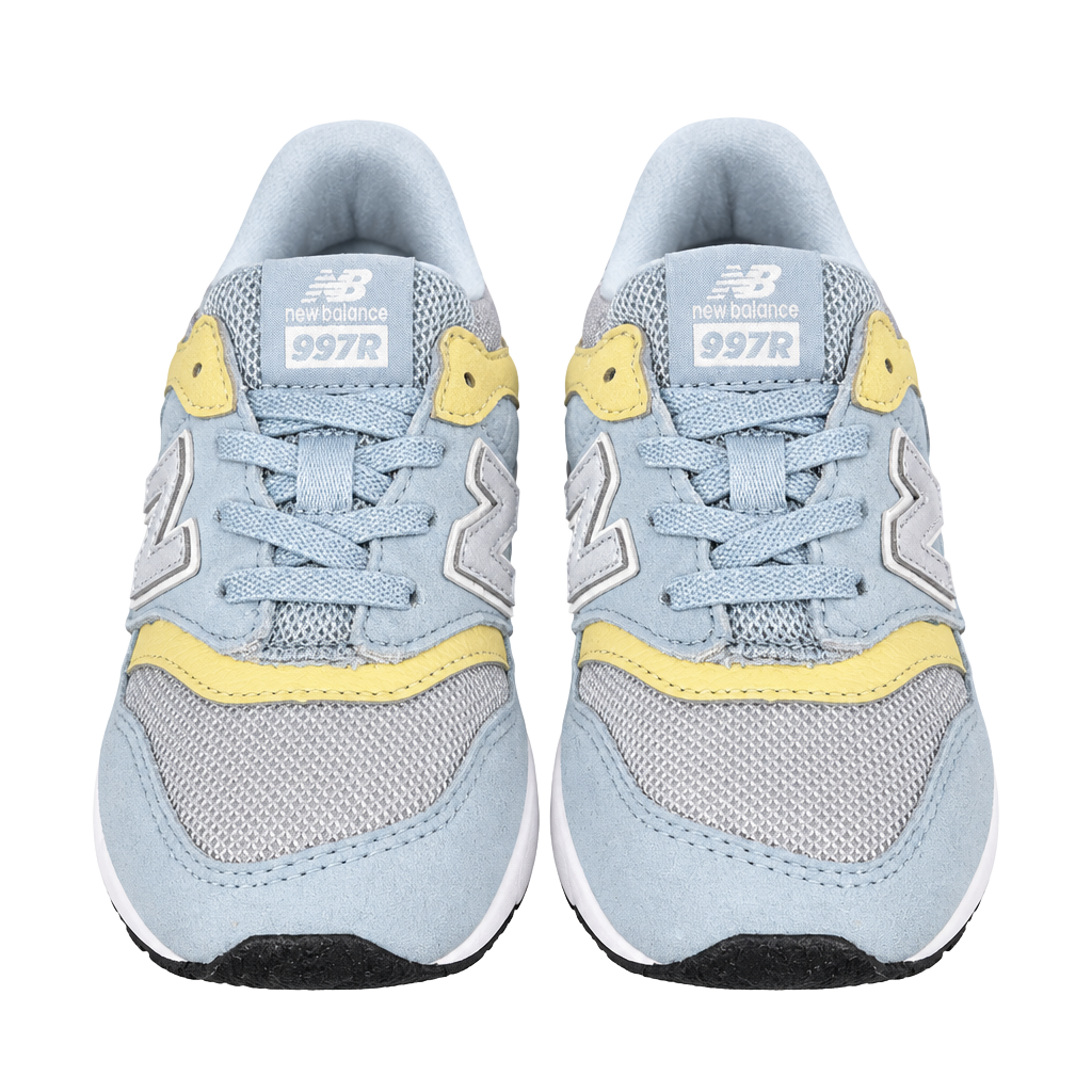 New Balance 997R Toddler Size 8 Wide Light Blue Yellow Sneakers 1