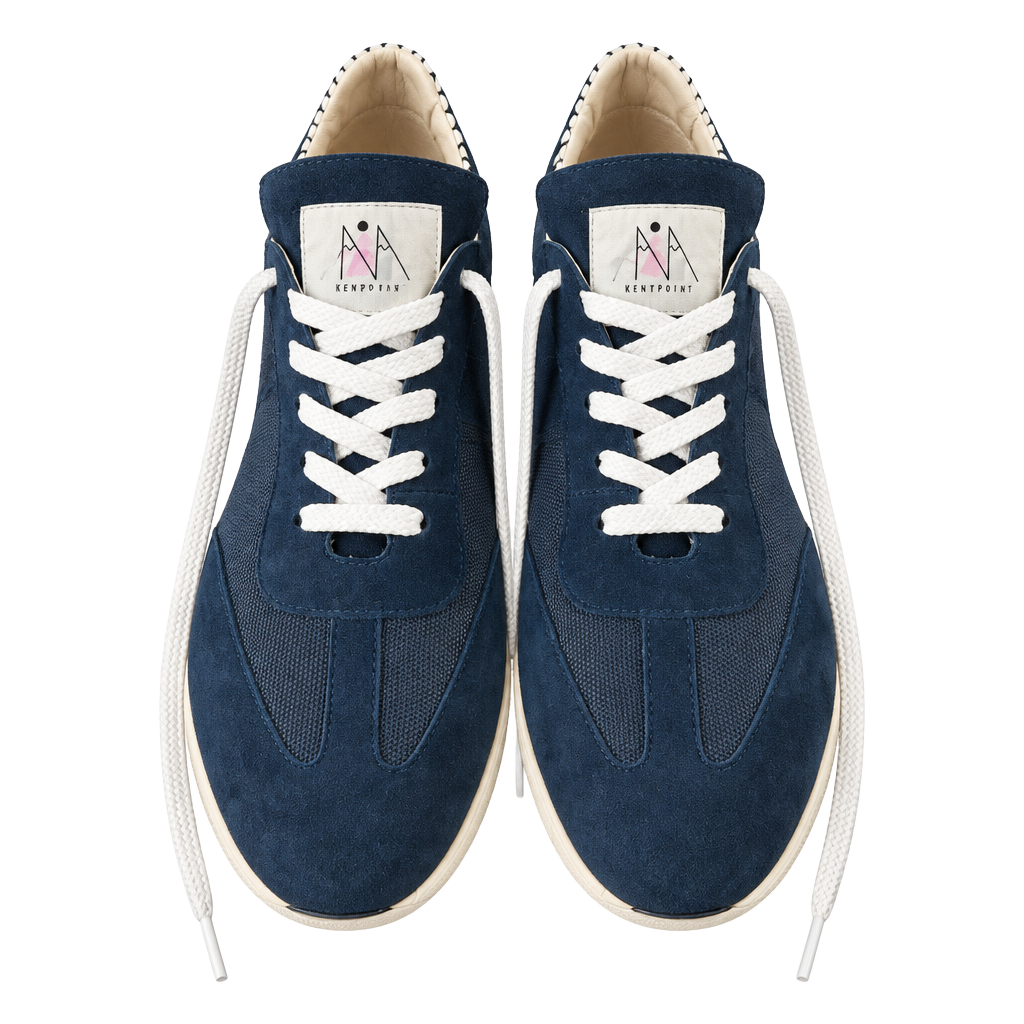 Sunny Peaks Running Shoes Size 40 Blue Suede Sneakers 1