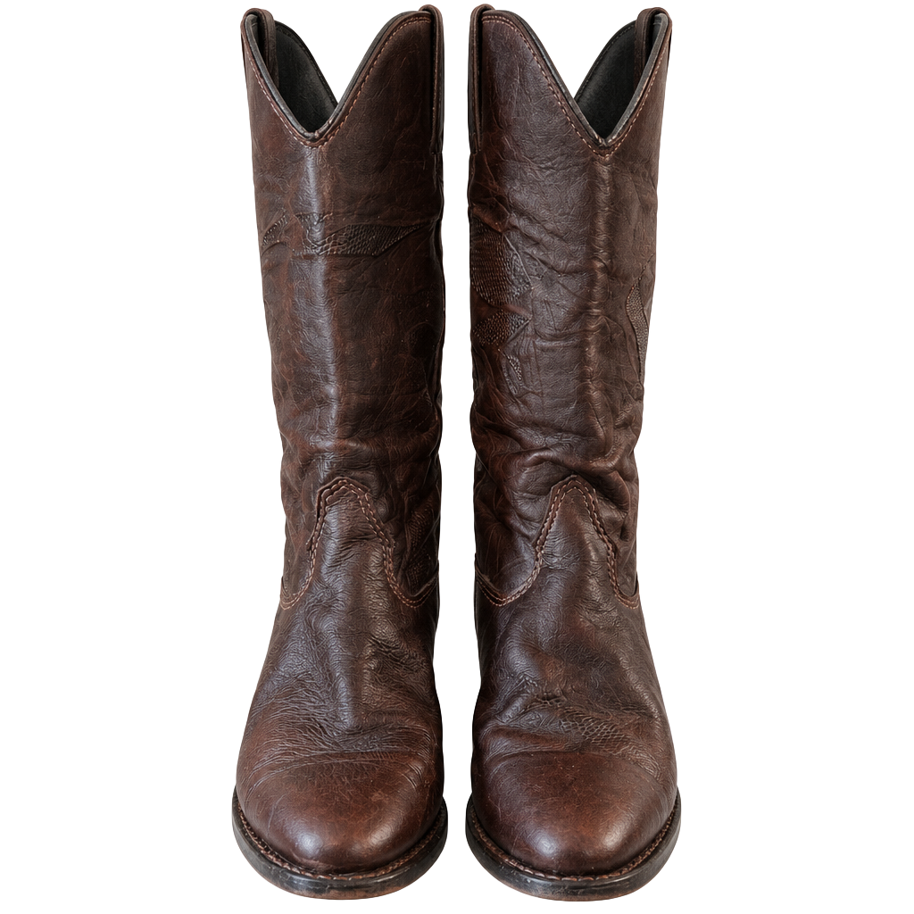 Durango Western Cowboy Boots Brown 7M Leather Slouch 25023 1