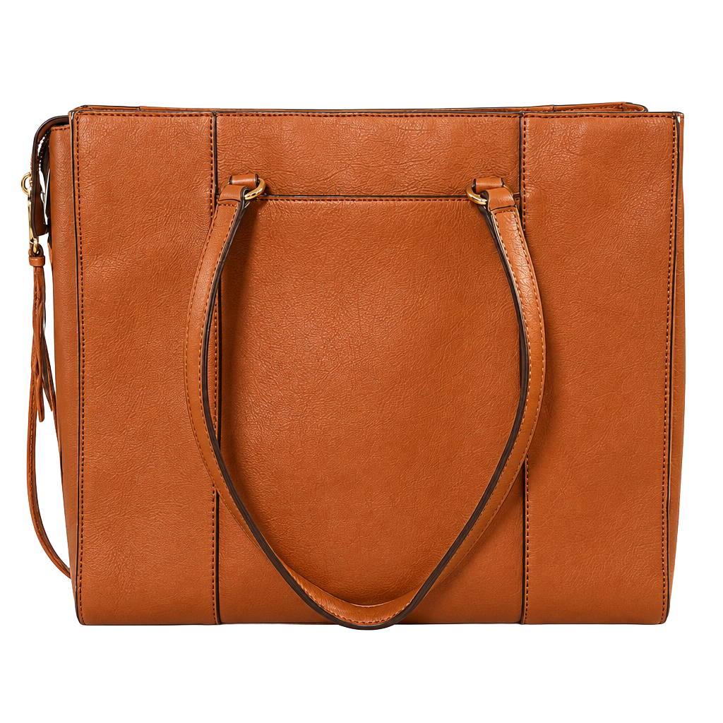 Rebecca Minkoff Always On Side Zip Regan Tote Brown Leather 1