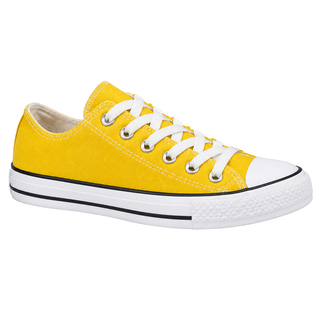 Converse Chuck Taylor All Star Low Yellow Canvas Sneakers 1