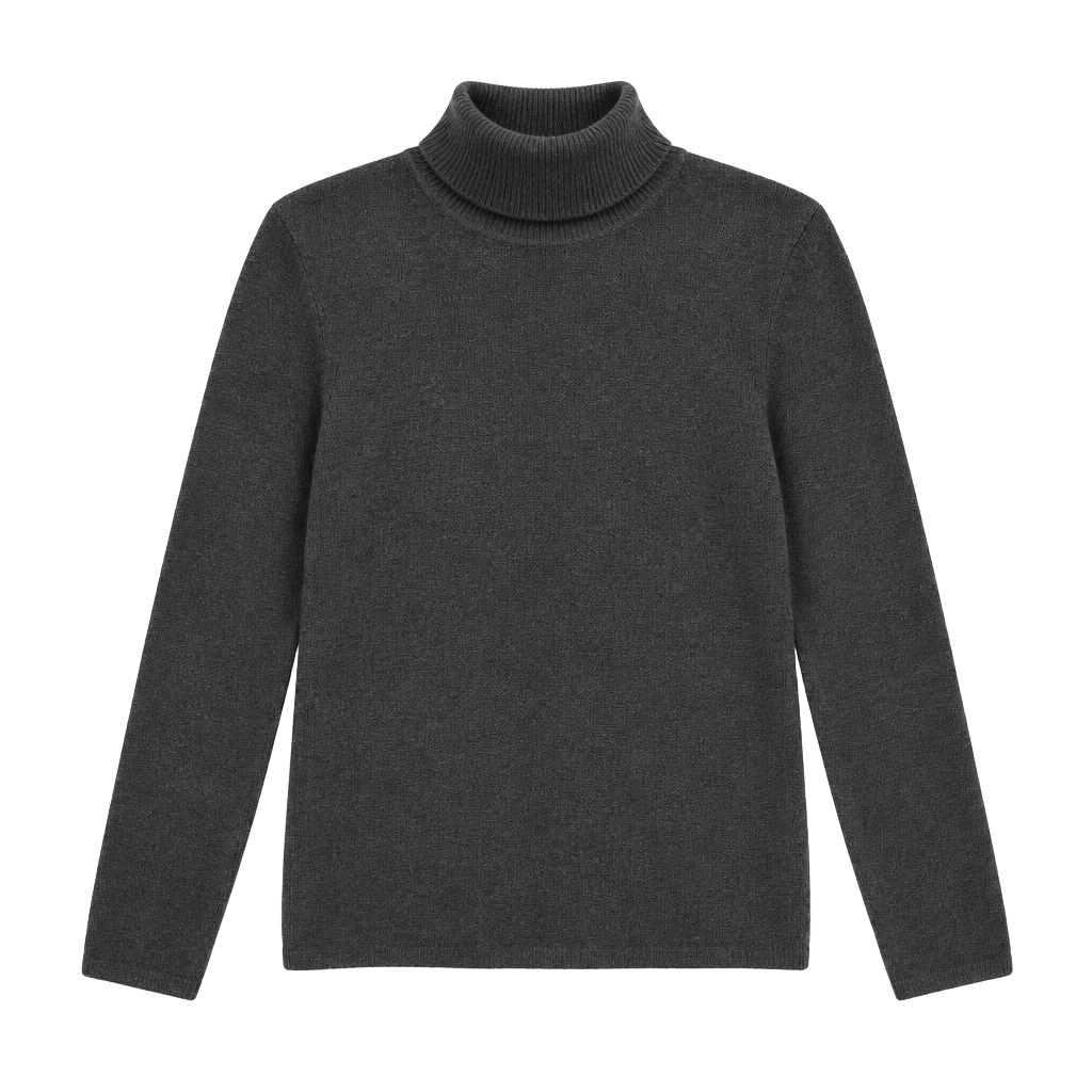 Charter Club Turtleneck Sweater Size M Black Cashmere 1