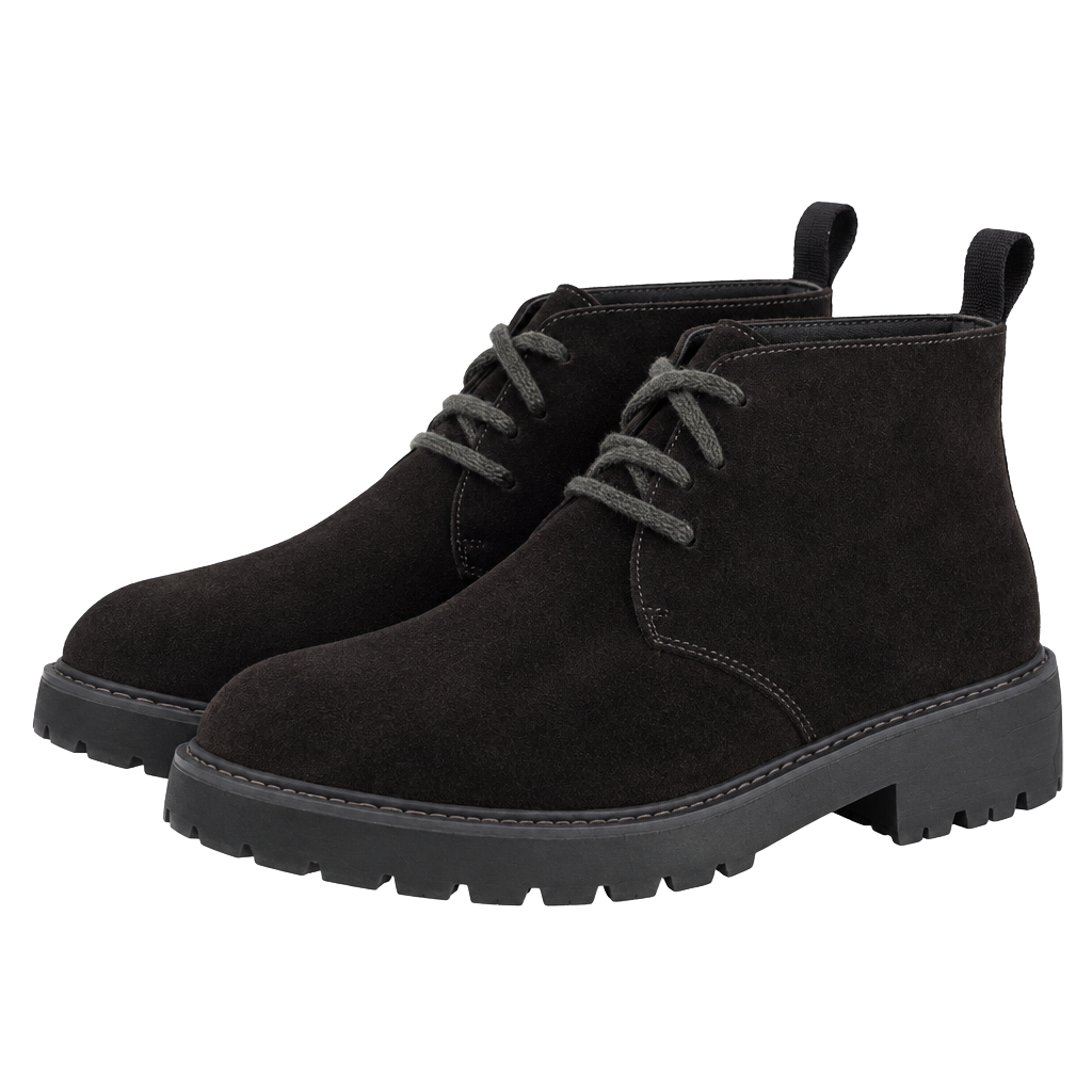 DIBA Brown Suede Platform Chukka Boots Size 9 1