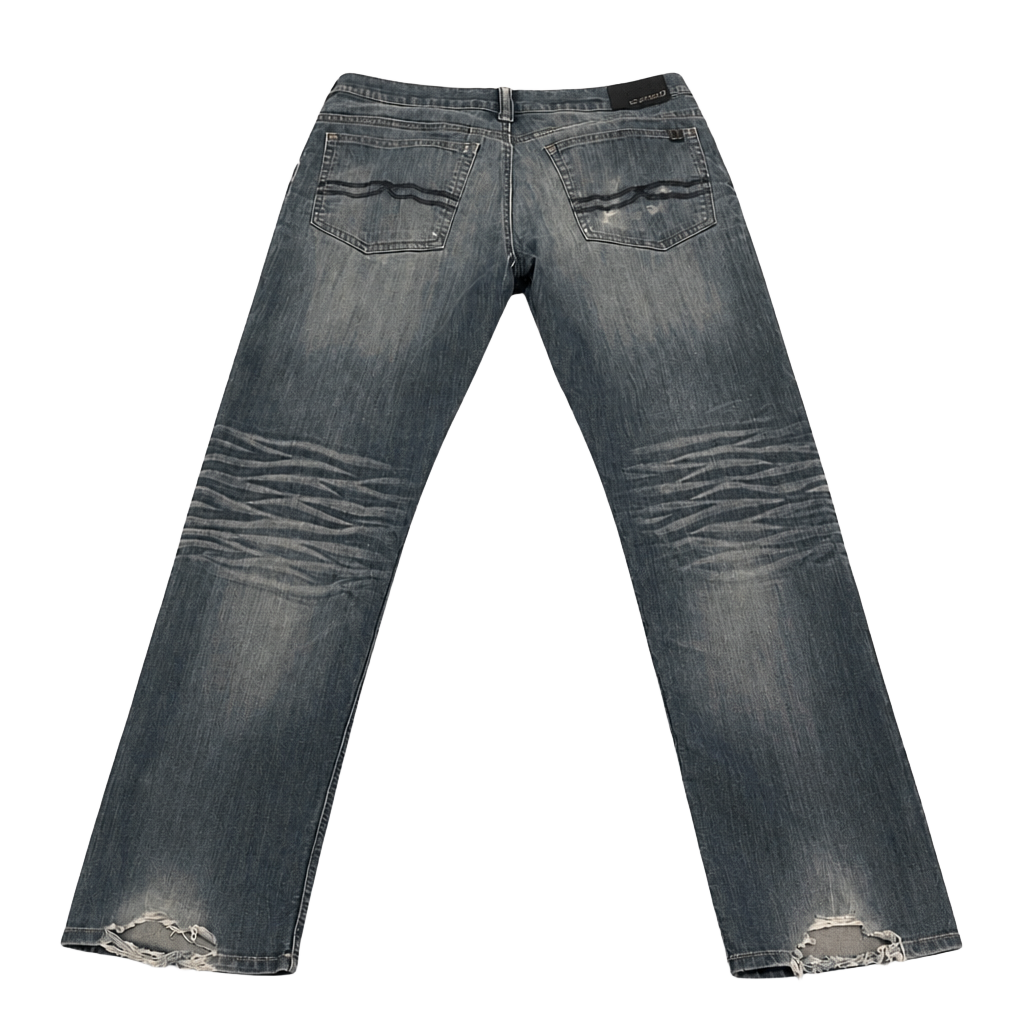 Buffalo David Bitton blue denim jeans
bad heelbite no stains 1