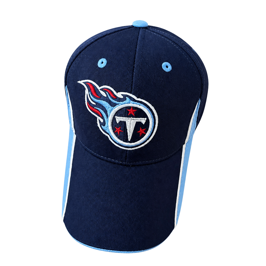 NFL Team Apparel Tennessee Titans Blue Strapback Hat 1