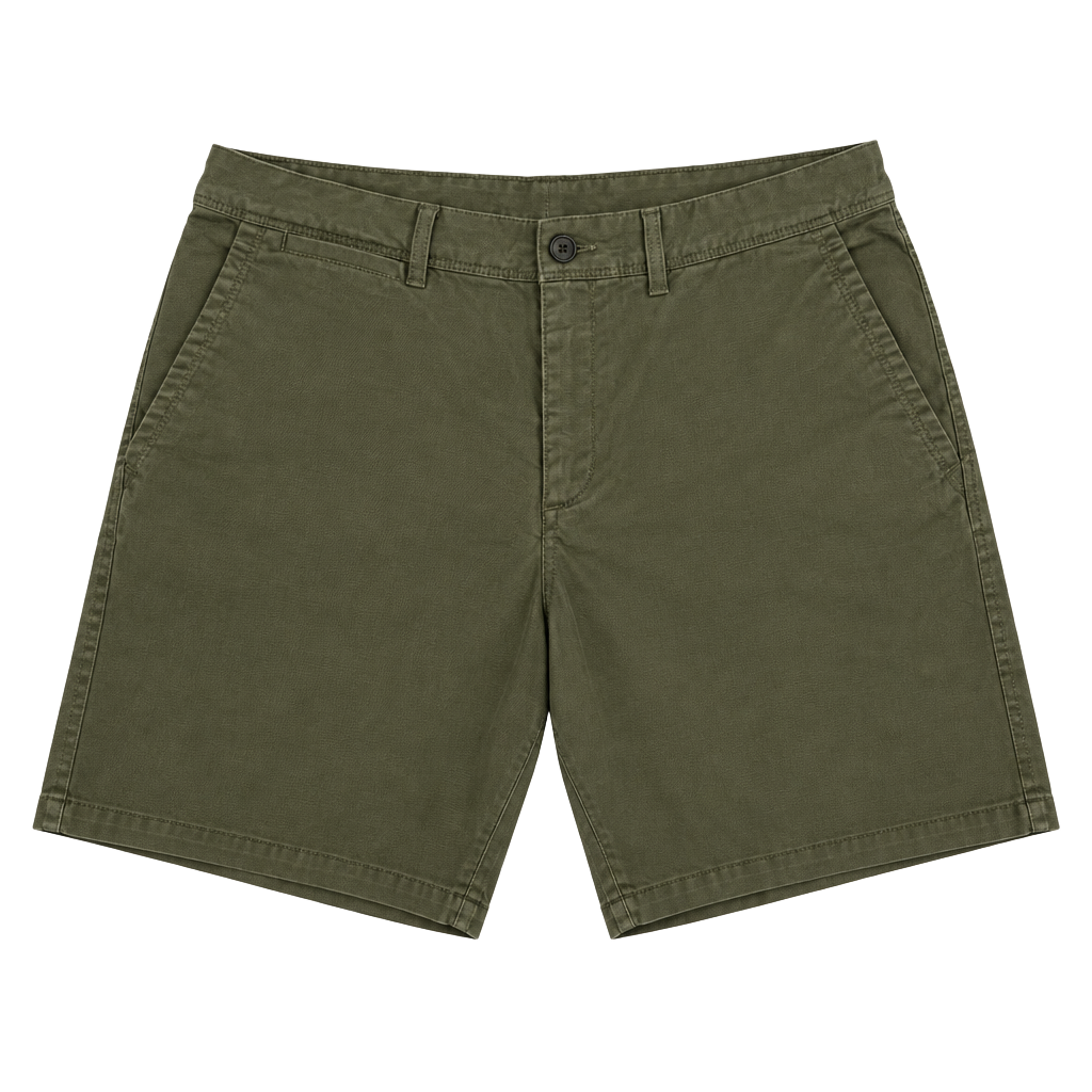 Banana Republic Olive Green Raw Hem Chino Shorts Size 8 1