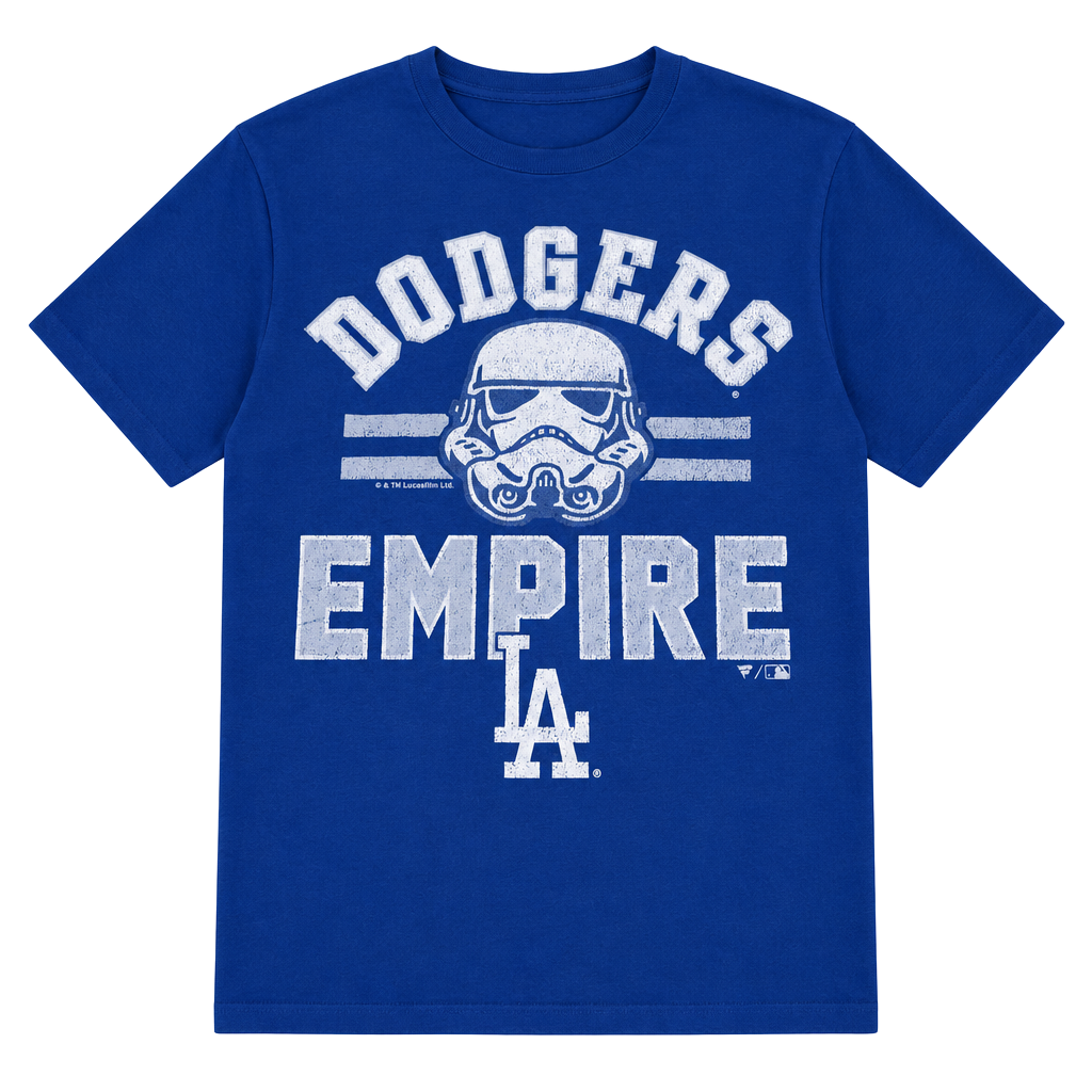 Fanatics Los Angeles Dodgers Youth XL Star Wars T-Shirt Blue 1