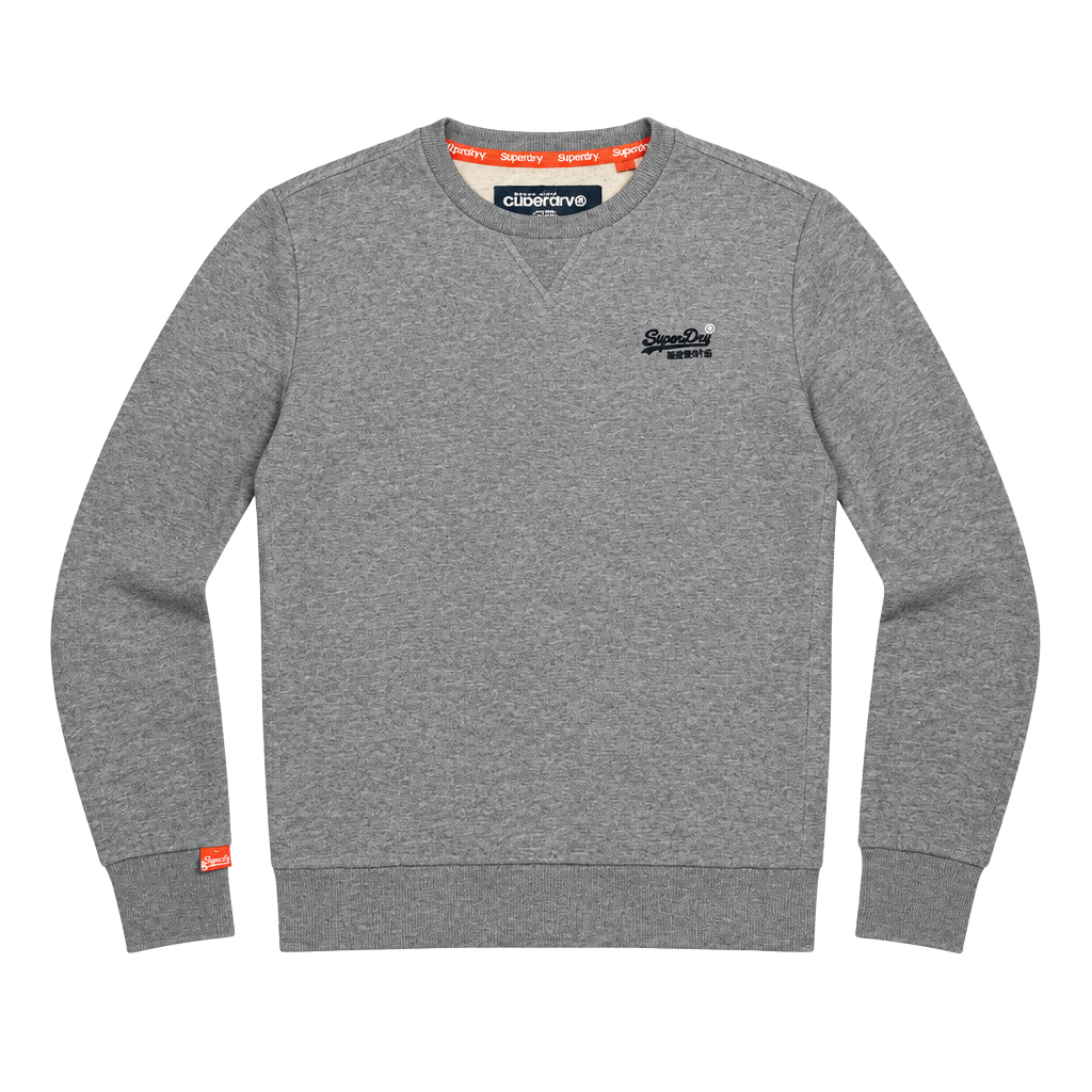 Superdry The Orange Label Crew Size X Small Grey Sweatshirt 1