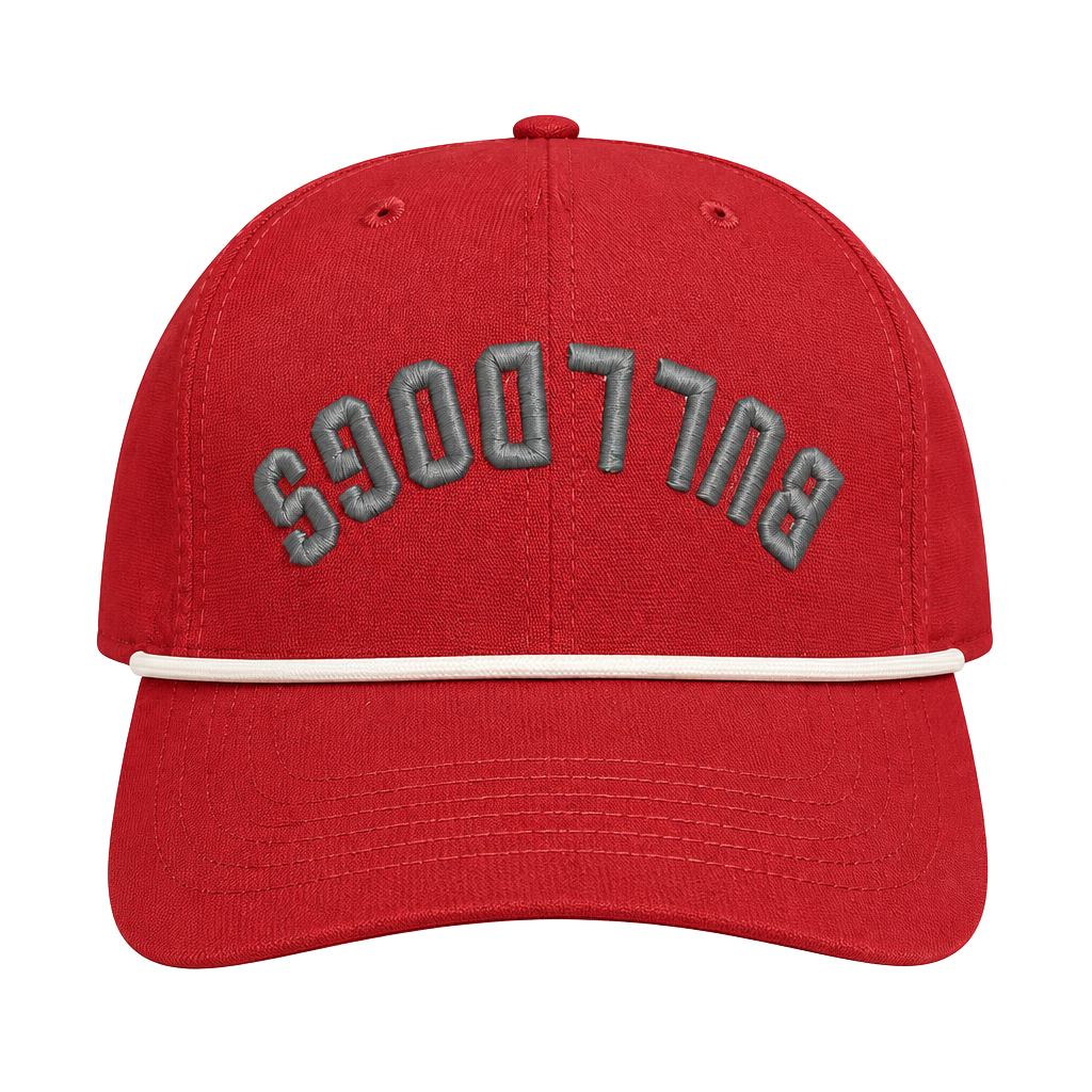 Codeword Bulldogs Snapback Hat Red 1