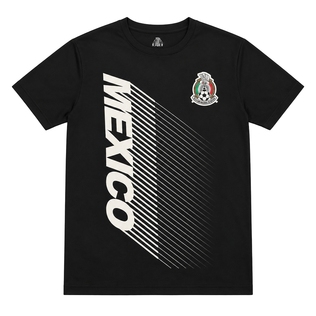 Seleccion Nacional de Mexico T-Shirt Size L Black Soccer Futbol 1