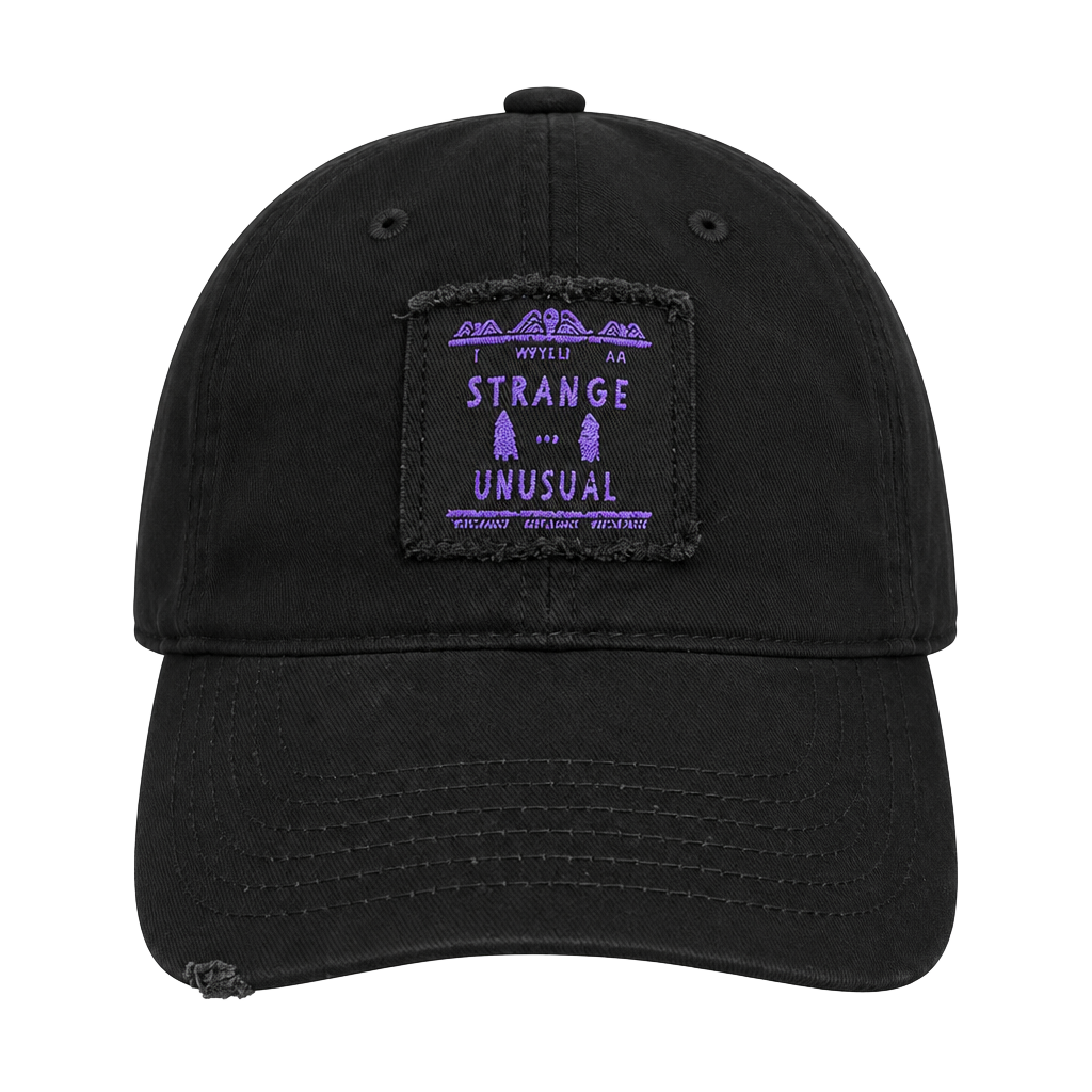 Beetlejuice Strange And Unusual Black Baseball Cap Hat 1