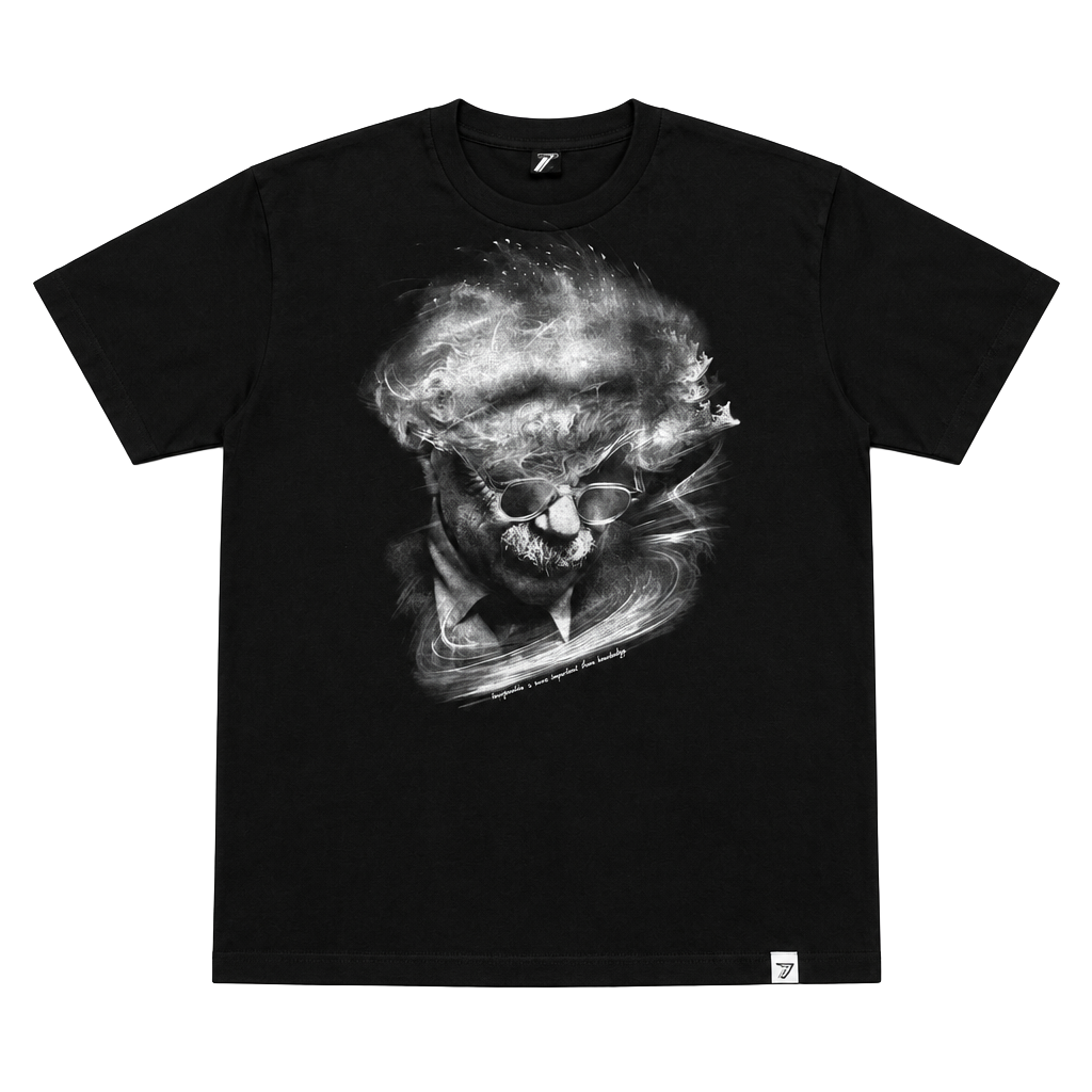 Imaginary Foundation Albert Einstein T-Shirt Size L Black 1