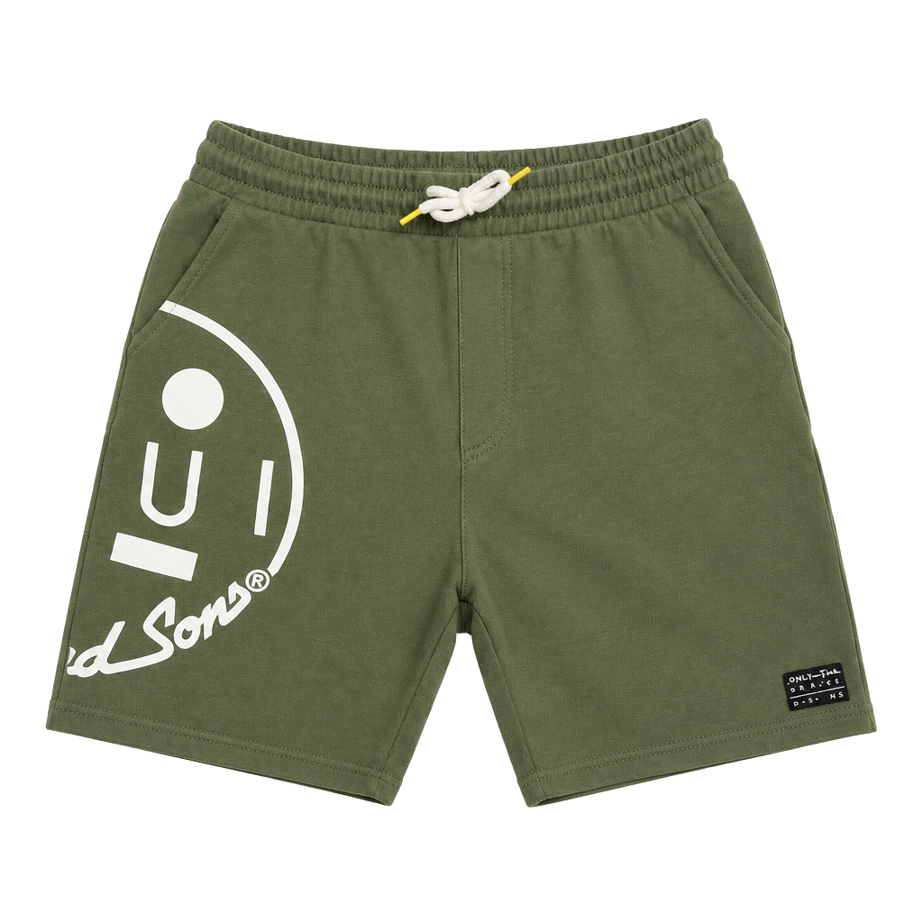 Maui and Sons Sweat Shorts Size L Green Logo Surf Co 1