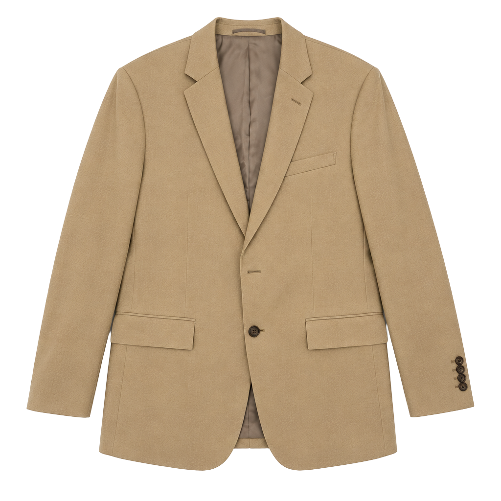 J.Crew Thompson Suit Jacket Size 44R Camel Beige Single Breasted Blazer 1
