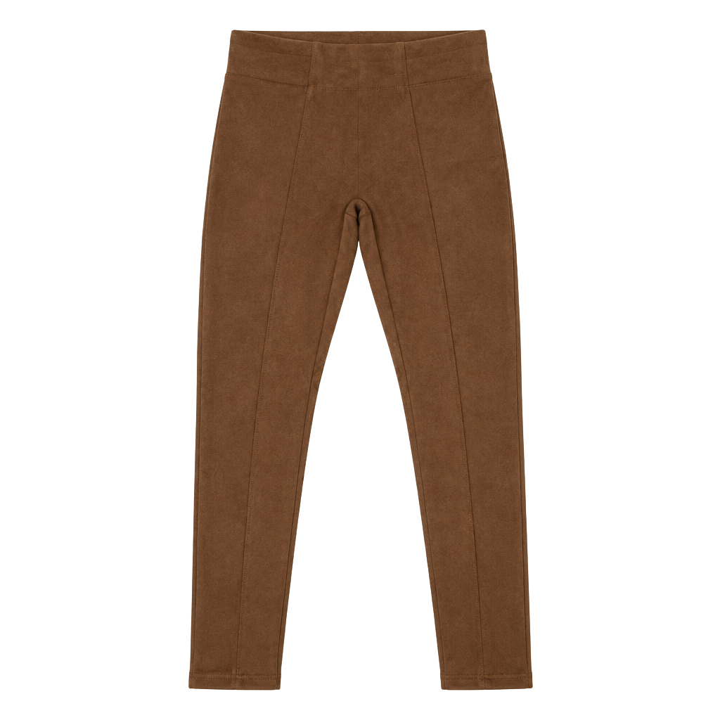 Spanx Faux Suede Leggings Size S/P Rich Carmel 1