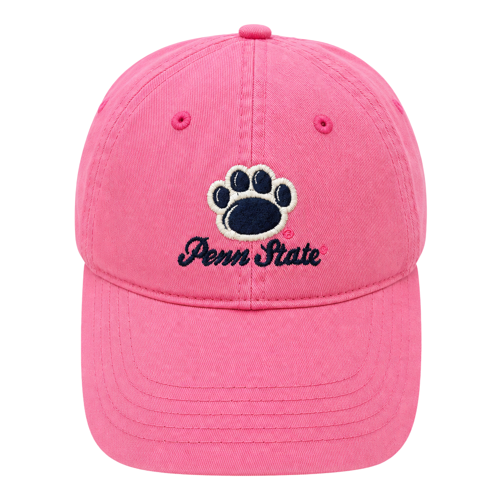 Penn State Paw Adjustable Baseball Cap pink 1