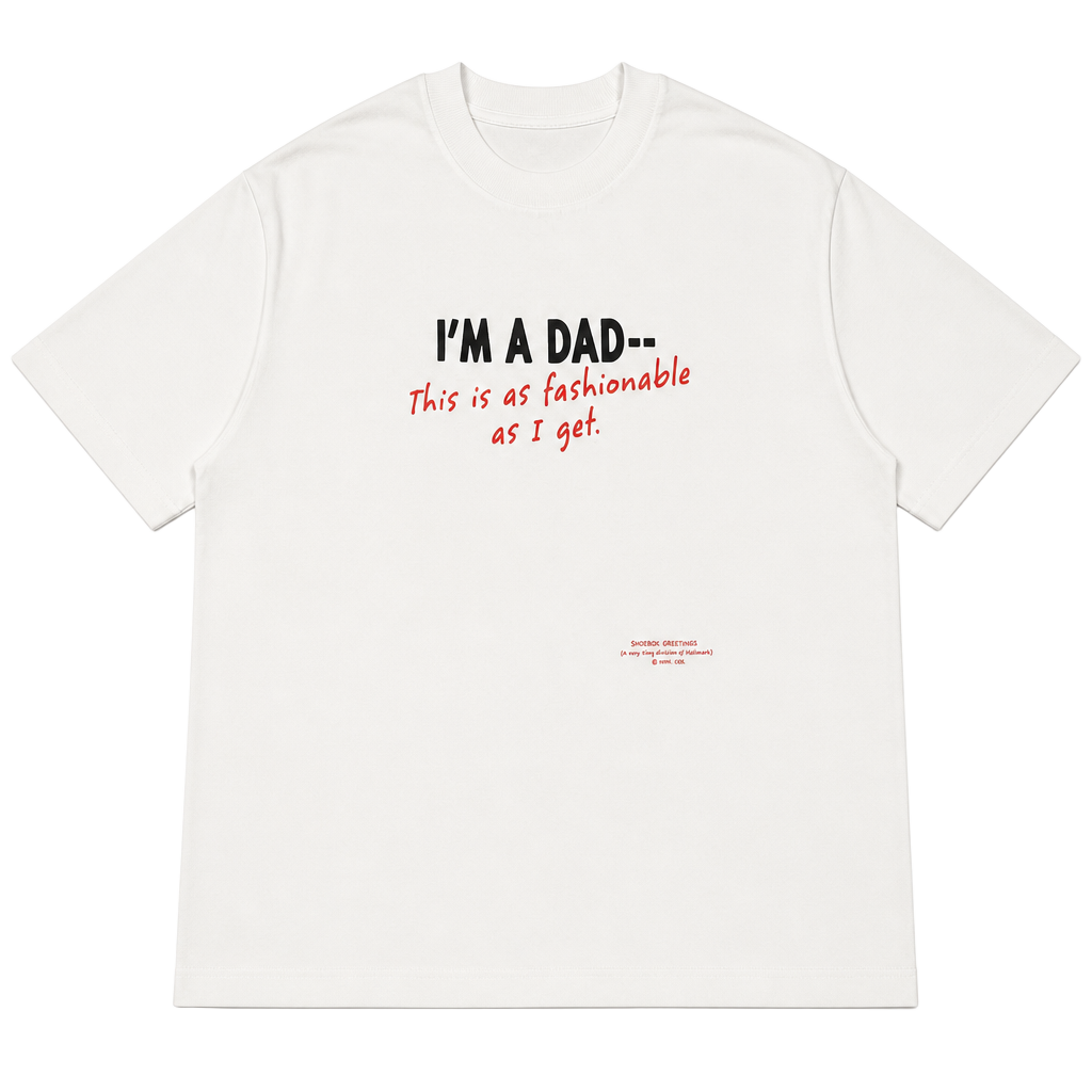 I'm A Dad Hallmark Shoebox Greetings Vintage 90s Single Stitch T-shirt 1