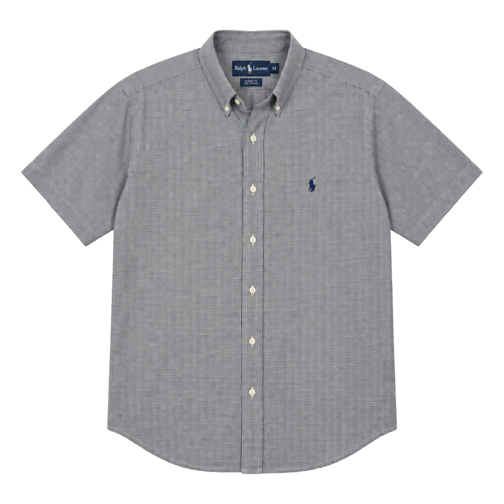 Ralph Lauren Blake Short Sleeve Button Down Shirt Size XXL Blue Gingham 1
