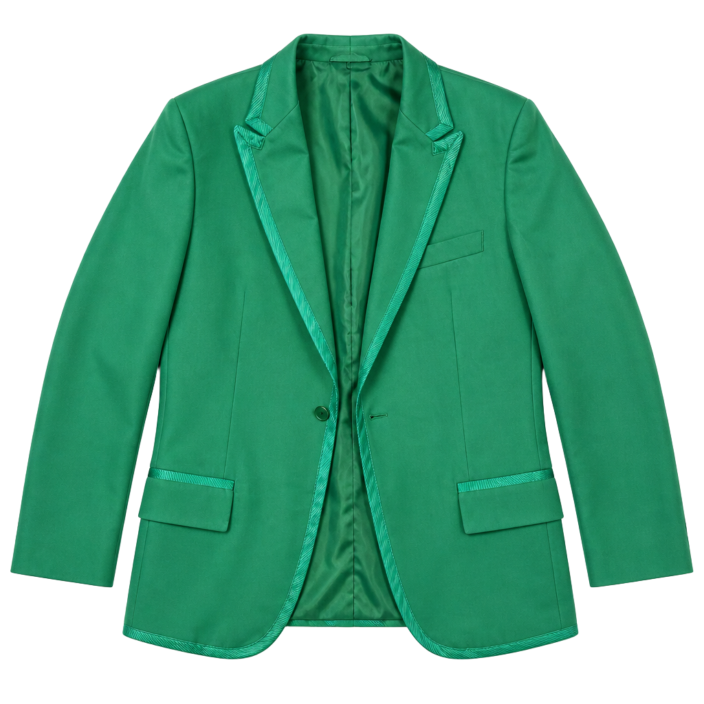 Bright Colored Tuxedos Green Tuxedo Jacket Blazer 1