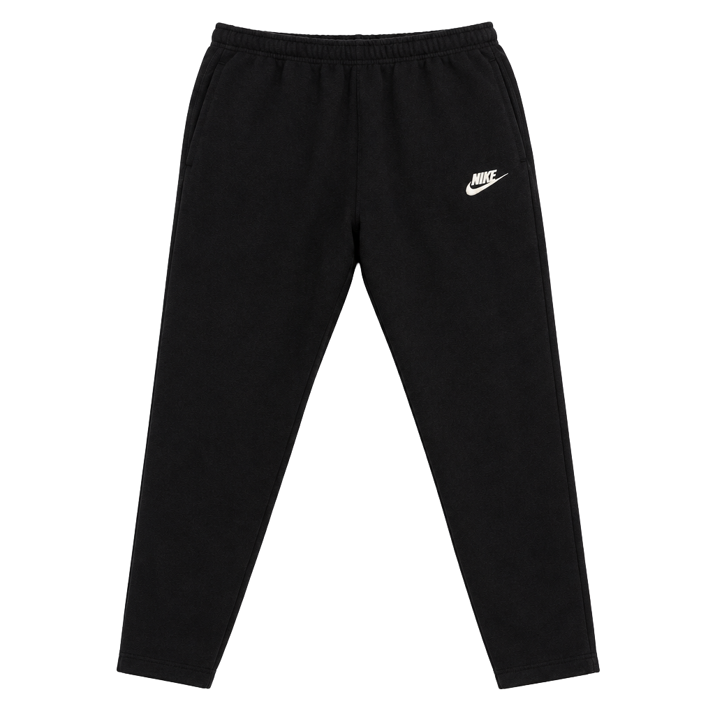 Nike Sweatpants Black Swoosh Logo Tapered 1