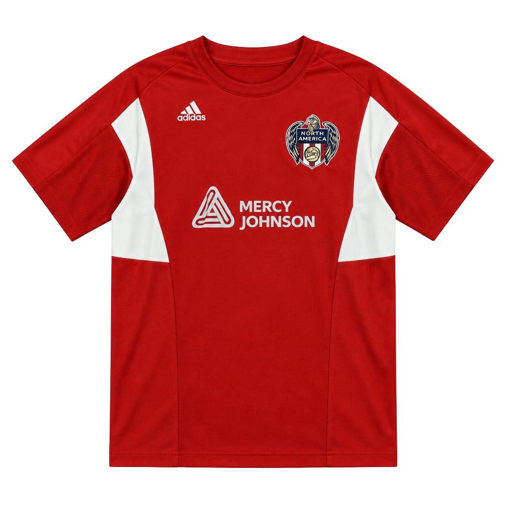 Adidas North America FC Daley 9 Soccer Jersey Size XL Red 1