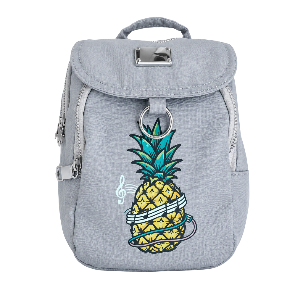 Pineapple Mini Backpack Gray 1