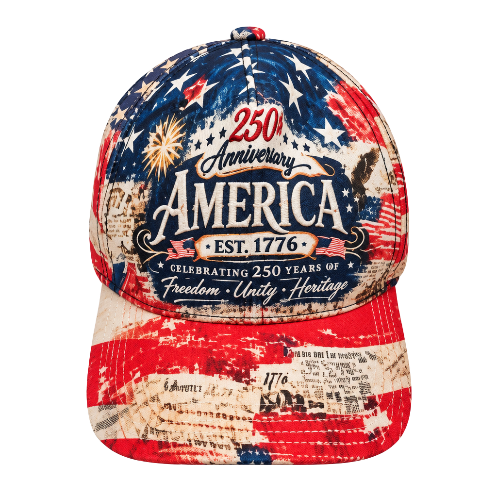 America 250th Anniversary Baseball Cap 1