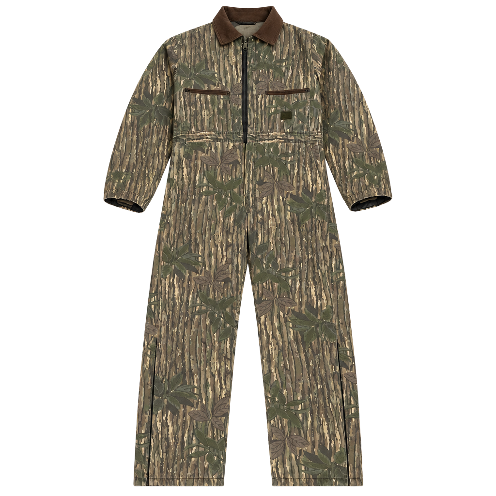 Vintage Made in USA Liberty RealTree Camo Coveralls Size Large & Tall 1