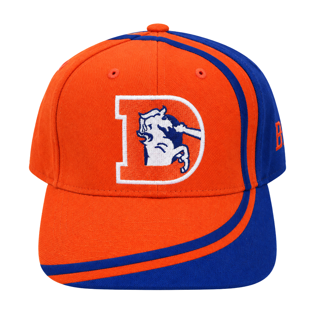 90’s Reebok Proline Vintage Denver Broncos NFL Snapback Hat Orange NEVER WORN 1
