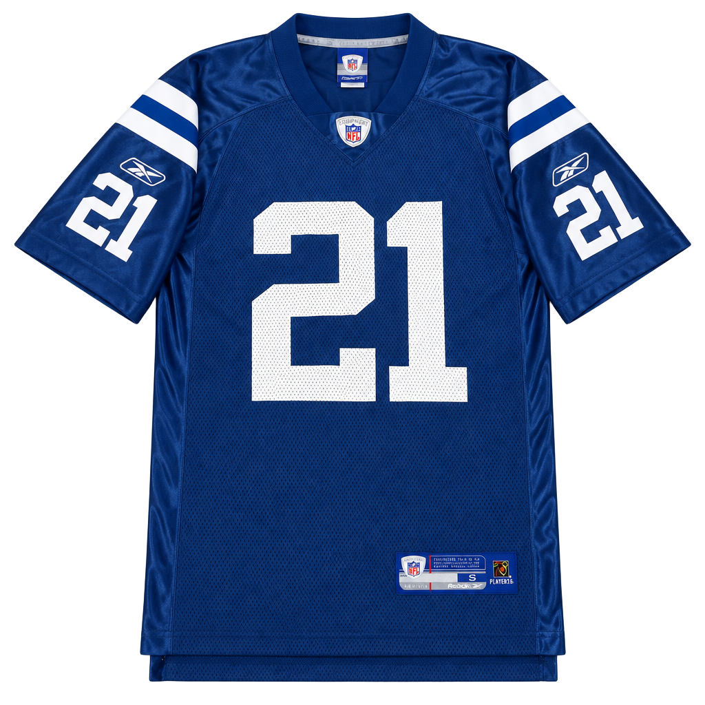 Vintage ON FIELD Reebok NFL Equipment Bob Sanders #21 Jersey Size S Blue 1