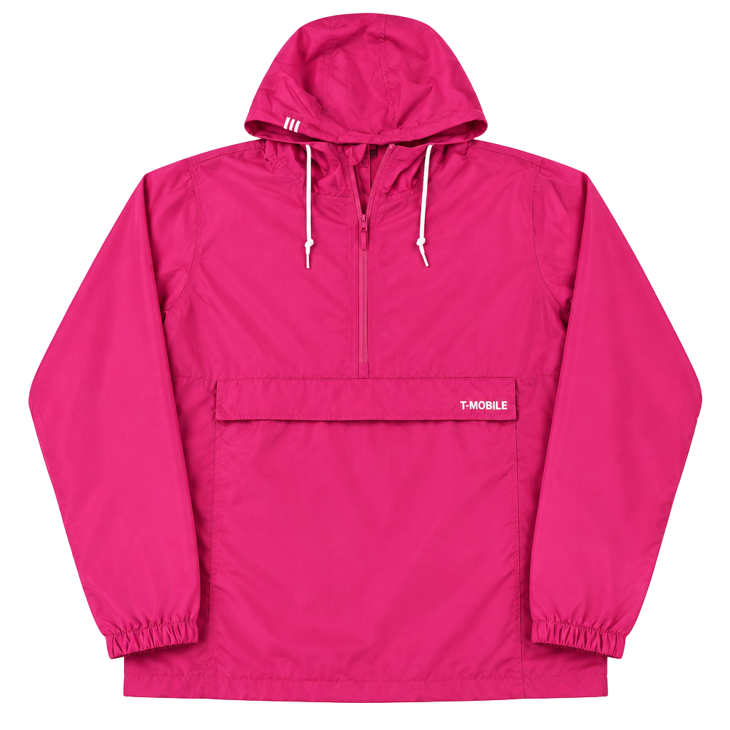 T-Mobile Anorak Wind Breaker Pullover Jacket Pink. Nice! 1