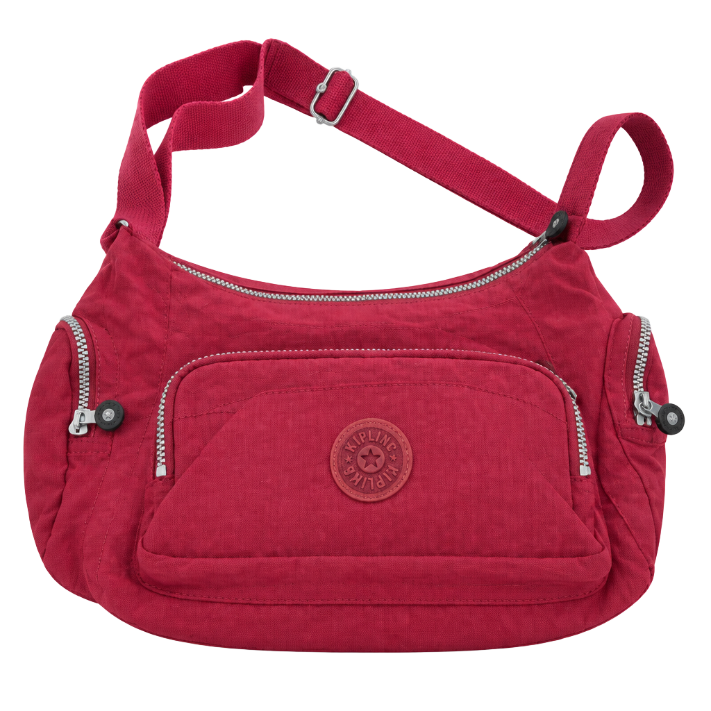 Kipling Gabbie Small Crossbody Bag Red Nylon Flaring Rust 1
