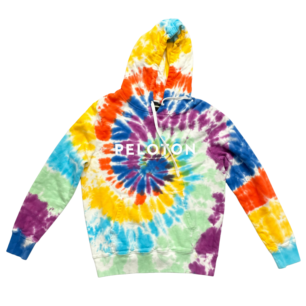 Peloton x Spiritual Gangster Pride Collection Rainbow Tie Dye Pullover Hoodie 1