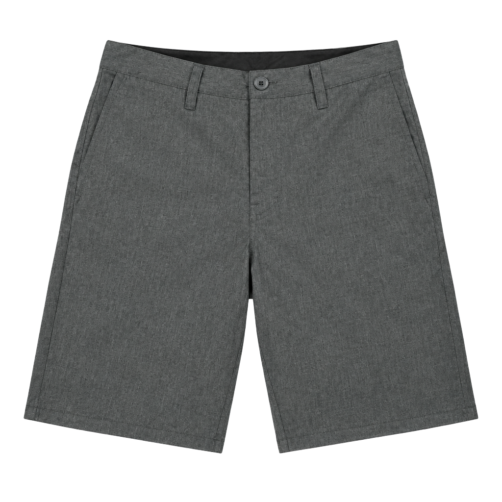 Volcom Frickin Chino Short Youth Size 28 Gray Chino Stretch Flat Front Skater Casual 1